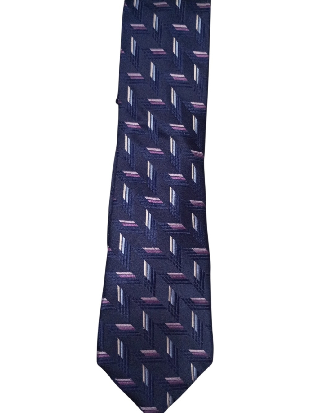 Men's Michael Kors Geometric Pattern Tie - Purple Accent